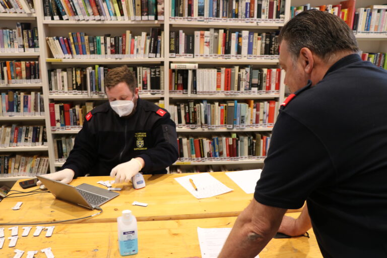 Die FF Guntramsdorf im Pandemieeinsatz 2021