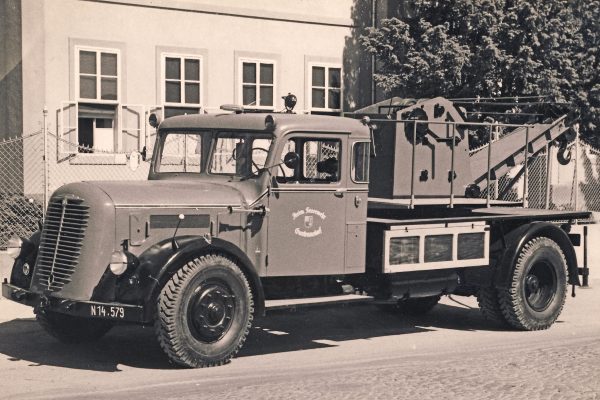 Aufbau eines Kranwagens - FF Guntramsdorf